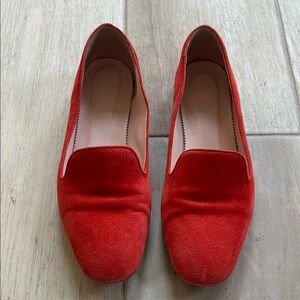J. Crew Vibrant Red Women's Flats
